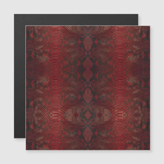 Red and Black Python Print (Front/Back)