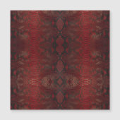 Red and Black Python Print (Front)