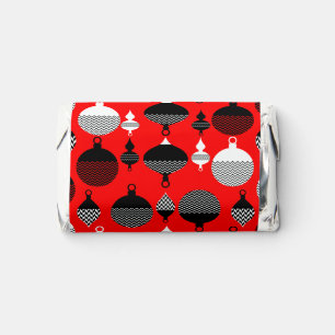 Red And Black Retro Christmas Decorative Ball Hershey's Miniatures