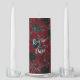Red and Black Rose Gothic Wedding Unity Candle | Zazzle