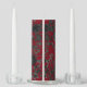 Red and Black Rose Gothic Wedding Unity Candle | Zazzle