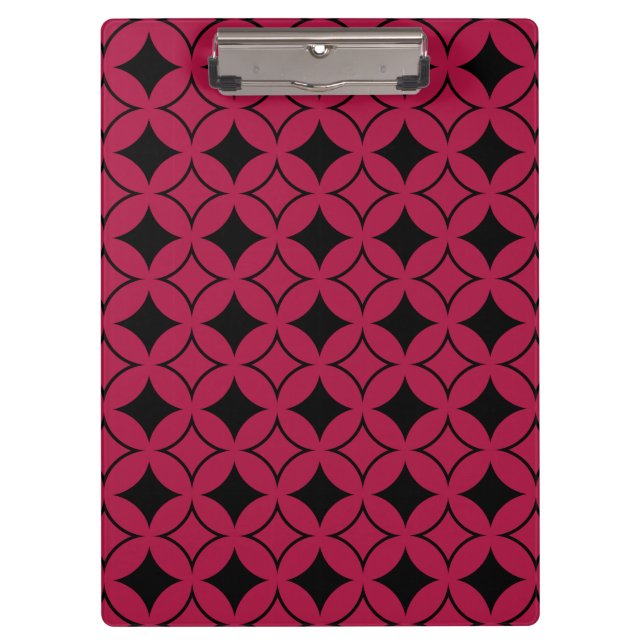 Red and black shippo clipboard (Front)