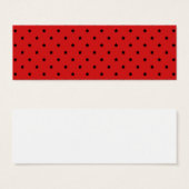 Red and Black Stars Pattern. (Front & Back)