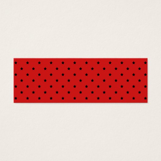 Red and Black Stars Pattern. (Front)