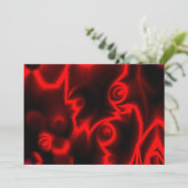 red and black swirl digital design (Standing Front)