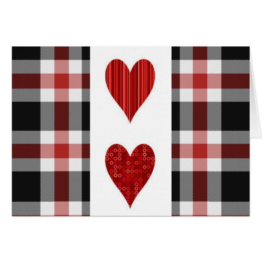 Red And Black Tartan (Front Horizontal)