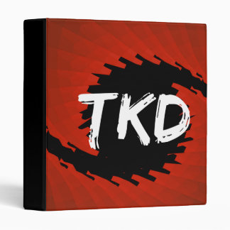 Red and Black TKD Hurricane Binder