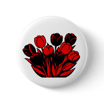 Red and Black Tulip Bouquet