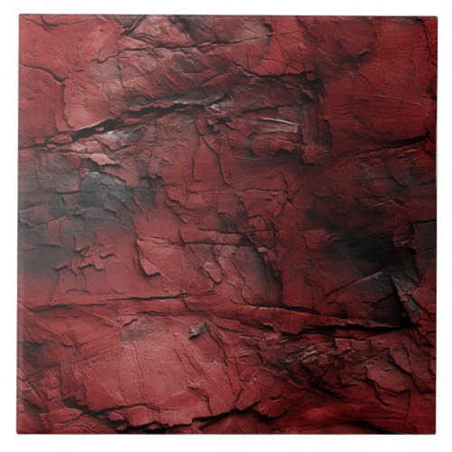 Red and Black Wall Ceramic Tile