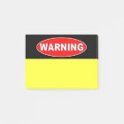 Red and black warning sign