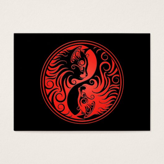 Red and Black Yin Yang Kittens (Front)