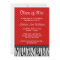 Red and Black Zebra Polka Graduation Announcement