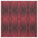 Red and black zigzag ikat pattern. fabric