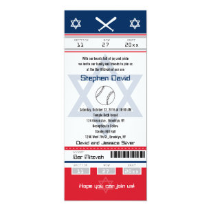 baseball ticket invitations zazzle