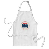 Red and Blue BBQ Apron