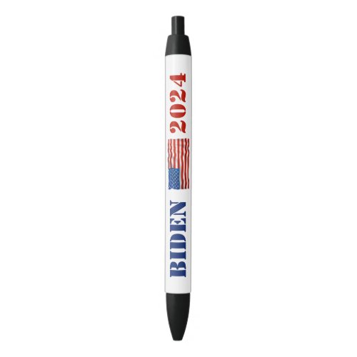 Red and Blue Biden 2024 Campaign Promotional Pen