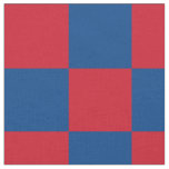 Red and blue checkerboard pattern fabric