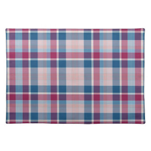 Red and Blue Classic Plaid Placemat