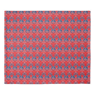 Red and Blue Duvet Cover