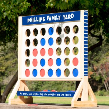 Red And Blue Family Fun Fast Four by FamilyTreed at Zazzle