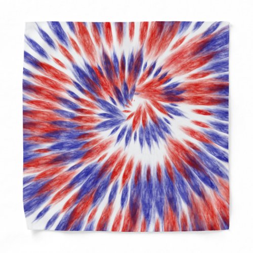 Red and Blue Flag Colors Election Bandana
