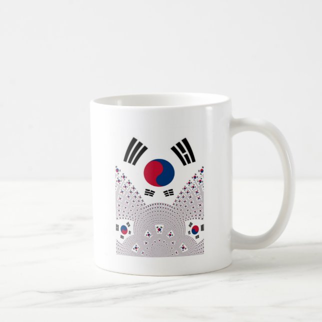 Red and Blue Flag elements Coffee Mug (Right)