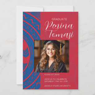 Red and Blue Invitation