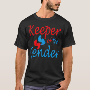 red and blue keeper of the gender party idea for m T-Shirt