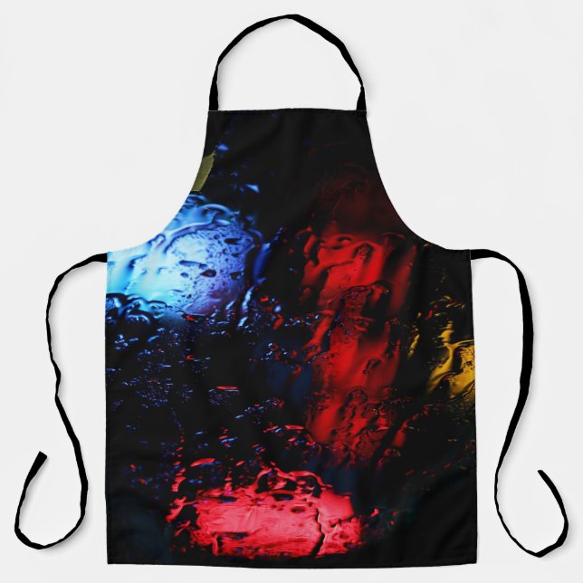Red and blue LED lamp Apron (Front)