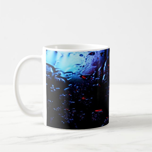 Red and blue LED lamp Coffee Mug (Left)