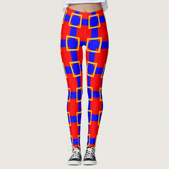 red and blue leggings (Front)