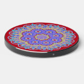 Red and Blue Mandala Wireless Charger (Front 2)