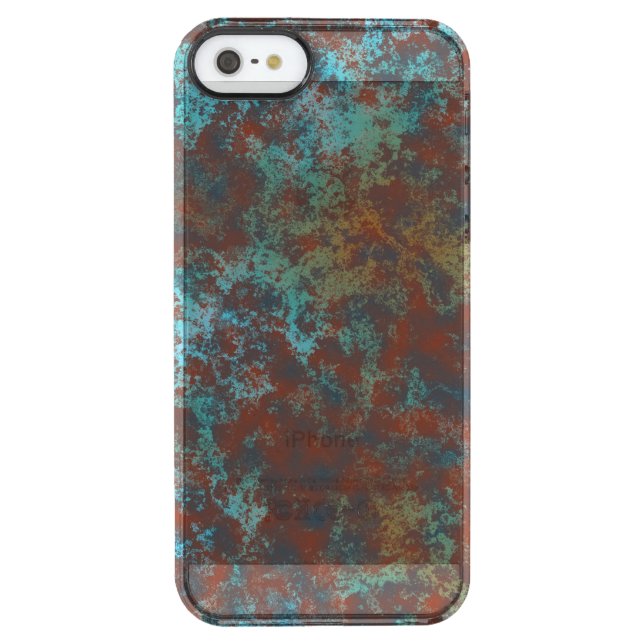 Red and Blue marble abstract Uncommon iPhone Case (Back)
