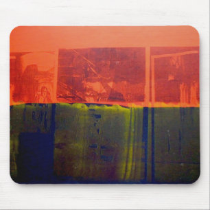 Red and Blue Mouse Pad