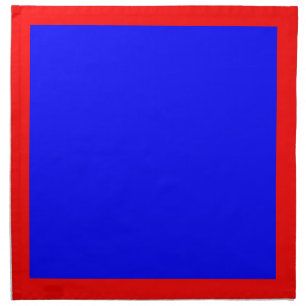 Red and Blue Napkins