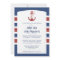 Red and Blue Nautical Anchor Wedding Invitations