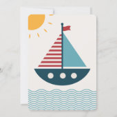 Red and Blue Nautical Baby Shower Invitation (Back)