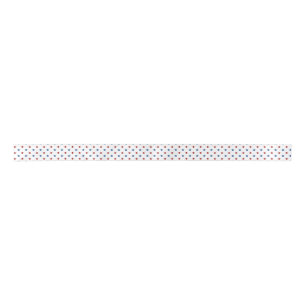 Red and Blue Stars Patriotic Ribbon