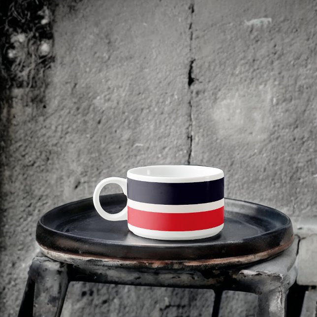 Red and Blue Stripes Bowl (Chili Bowl)