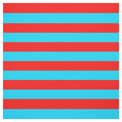 Red and Blue Stripes Design  Fabric