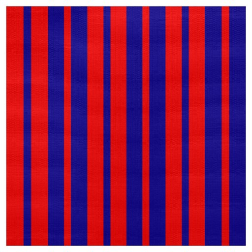 Red and Blue Stripes Design  Fabric