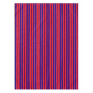 Red and Blue Stripes Design  Tablecloth