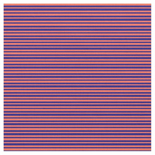 Red and Blue Stripes/Lines Pattern Fabric