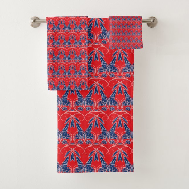 Red and Blue Towel (Insitu)