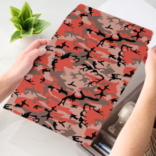 Red and Brown Camo, Camouflage, Military, Army Envelope Mailers