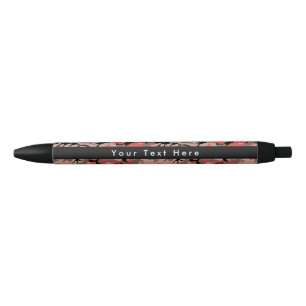 Red and Brown Camo, Camouflage, Military, Army Pen