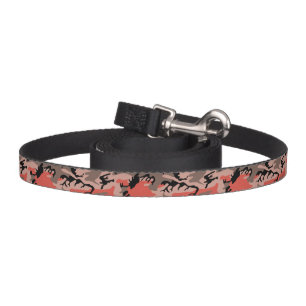 Red and Brown Camouflage, Military, Army Pet Leash