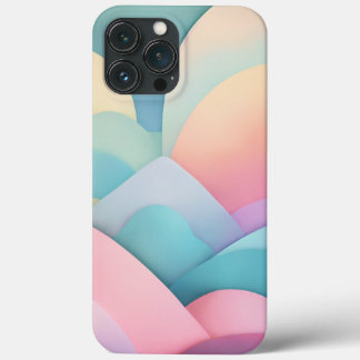 red and brown round shape iPhone 13 pro max case