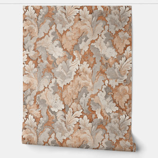 Red and Earth Tone Abstract Rug Wallpaper