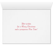 Red and Gold Badge with Balls Marry Christmas (Inside Horizontal (Bottom))